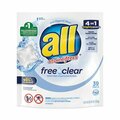Henkel All, MIGHTY PACS FREE AND CLEAR SUPER CONCENTRATED LAUNDRY DETERGENT, 6PK 73978